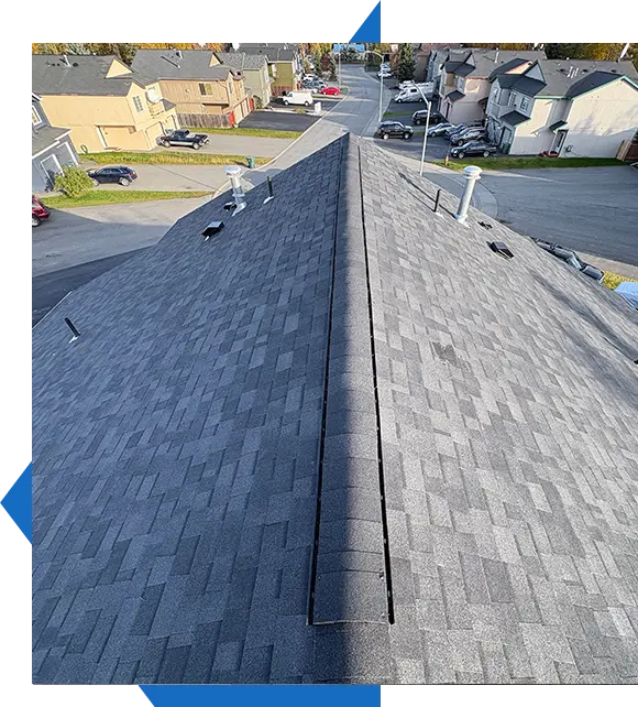 Anchorage roofing project — completed residential roof